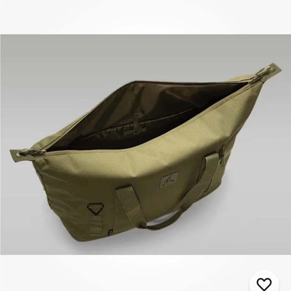 Nike Jordan Jam Flight Cordura Duffle Bag Sage Green Gym Bag MA0798 EF9 NWT - Picture 6 of 14